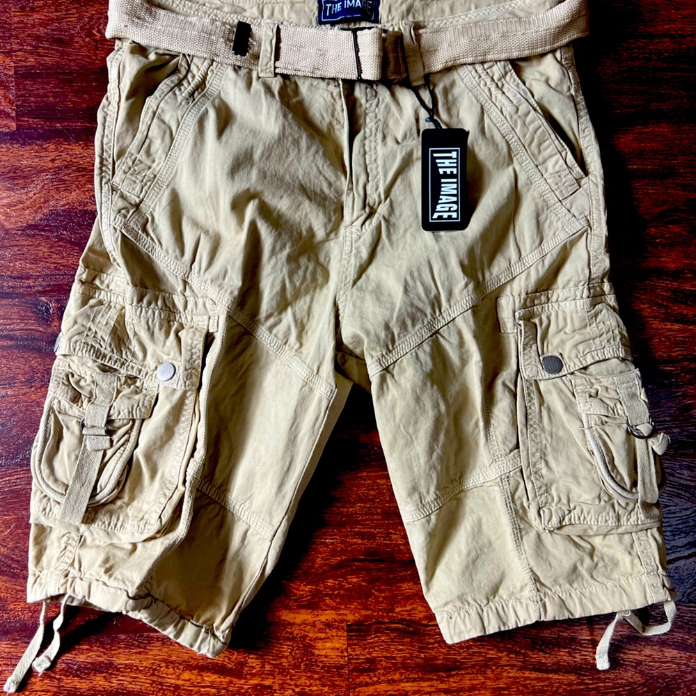 The Image Cargo Shorts Men's Brown Size 30
